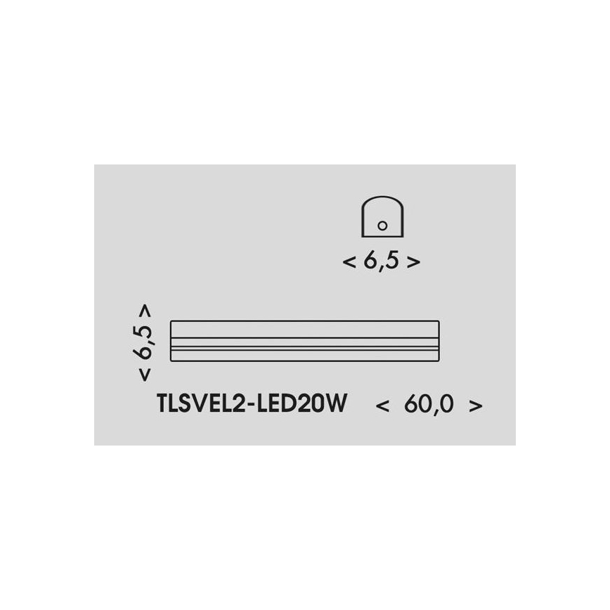 LED Žiarivkové svietidlo VELO LED/11/15/20W/230V 3000/4000/6000K 60 cm biela
