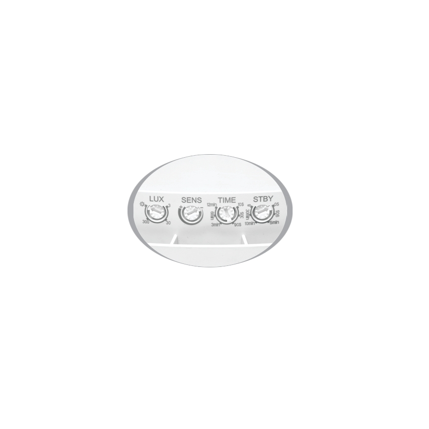 LED Vonkajšie stropné svietidlo so senzorom MOVA LED/16W/230V IP54