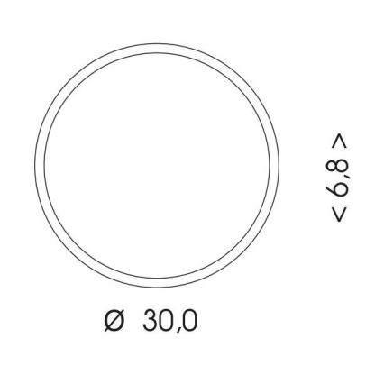 LED Vonkajšie stropné svietidlo MARTIN LED/15W/230V 3000/4000K pr. 30 cm IP65 biela