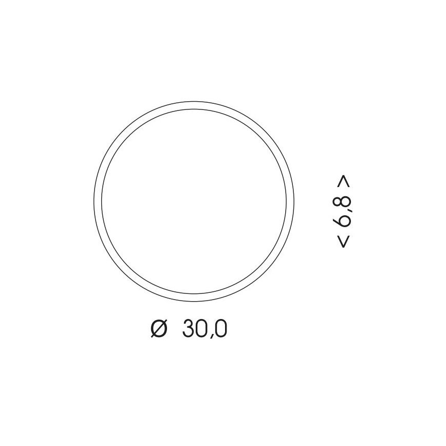 LED Vonkajšie stropné svietidlo MARTIN LED/15W/230V 3000/4000K pr. 30 cm IP65 biela