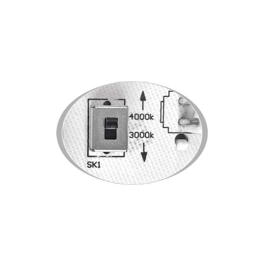 LED Vonkajšie stropné svietidlo MARTIN LED/15W/230V 3000/4000K pr. 30 cm IP65 čierna