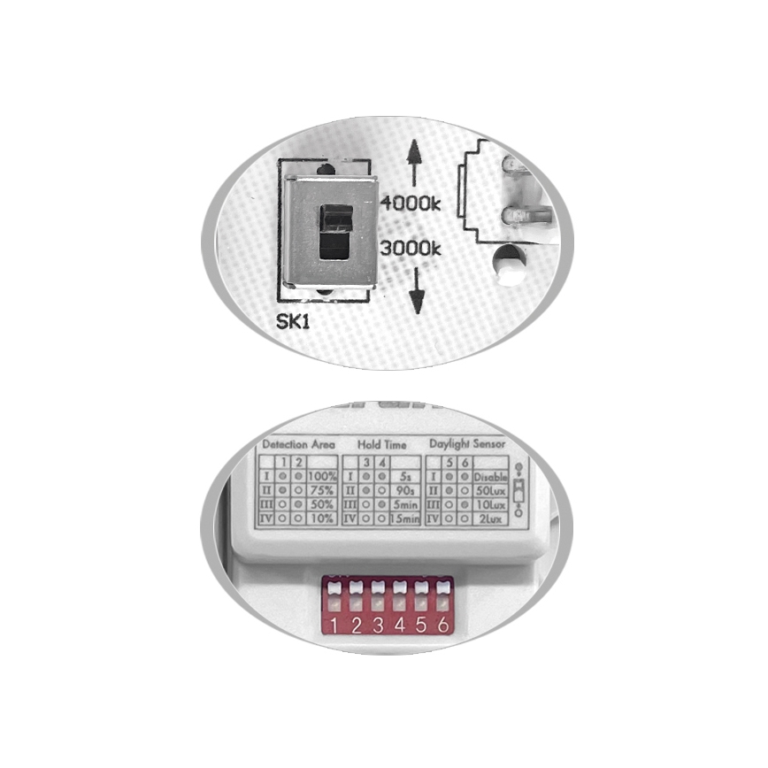 LED Vonkajšie stropné svietidlo so senzorom MARTIN LED/15W/230V 3000/4000K pr. 30 cm IP65 čierna