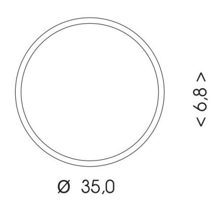 LED Vonkajšie stropné svietidlo so senzorom MARTIN LED/25W/230V 3000/4000K pr. 35 cm IP65 biela