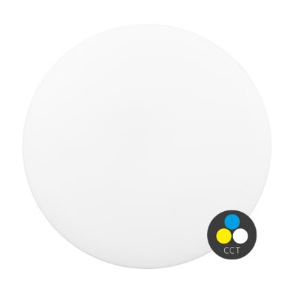LED Kúpeľňové stropné svietidlo DISK LED/24W/230V 3000/4000/6500K pr. 38 cm IP44 biela