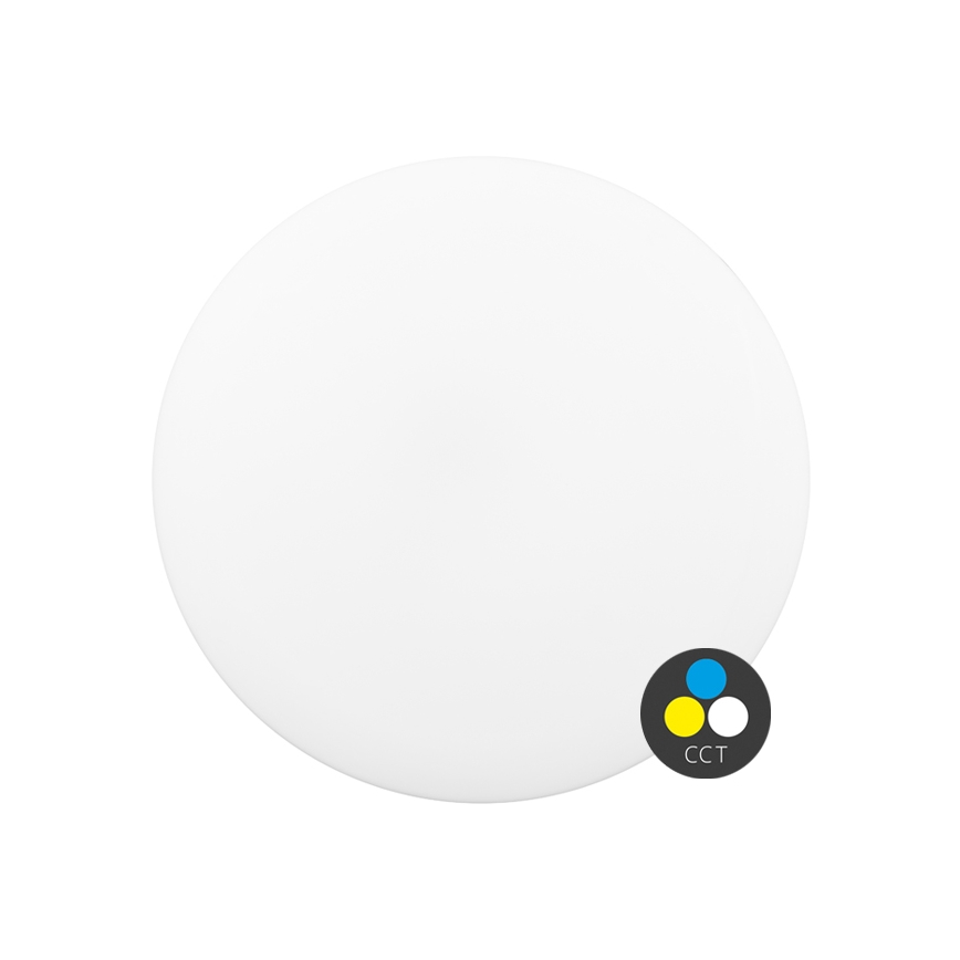 LED Kúpeľňové stropné svietidlo DISK LED/24W/230V 3000/4000/6500K pr. 38 cm IP44 biela