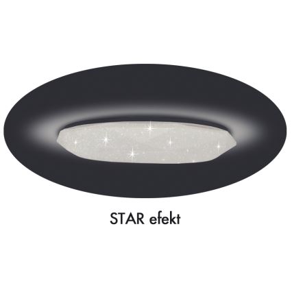 LED Stmievateľné stropné svietidlo DIAMANT LED/25W/230V + diaľkové ovládanie