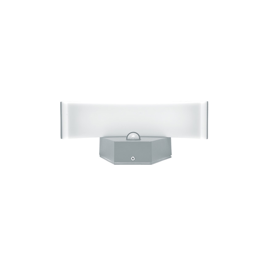 LED Vonkajšie nástenné svietidlo so senzorom STYL LED/8W/230V IP44