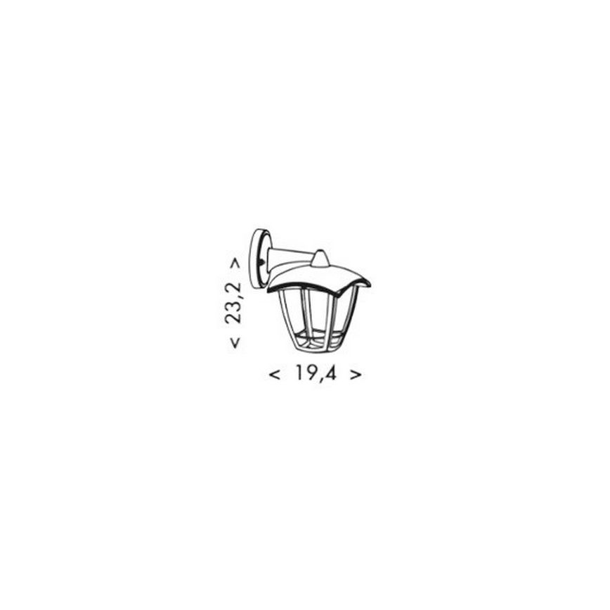 LED Vonkajšia nástenná lampa VERONA LED/8W/230V IP44