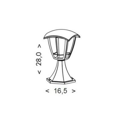 LED Vonkajšia lampa VERONA LED/8W/230V IP44