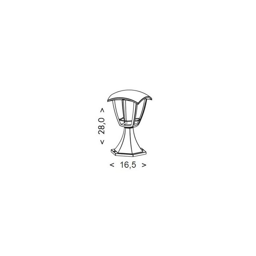 LED Vonkajšia lampa VERONA LED/8W/230V IP44