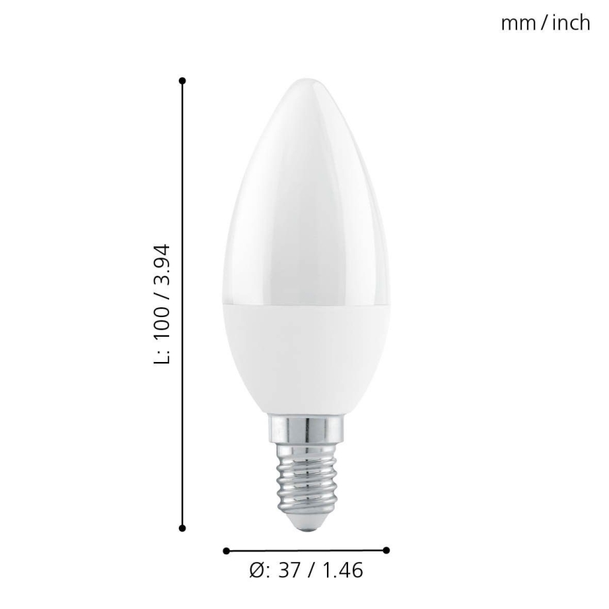 LED Stmievateľná žiarovka E14/6W/230V teplá biela - STEPDIMMING - Eglo