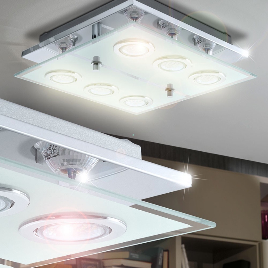 EGLO 13551 - LED stropné svietidlo CABO 6xGU10/3W/230V