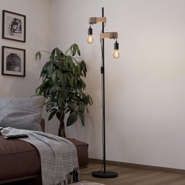 Eglo 183215 - Stojacia lampa TOWNSHEND 2xE27/10W/230V