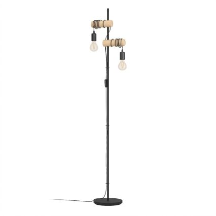 Eglo 183215 - Stojacia lampa TOWNSHEND 2xE27/10W/230V