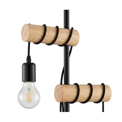 Eglo 183215 - Stojacia lampa TOWNSHEND 2xE27/10W/230V