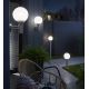 Eglo 18636 - LED RGB Stmievateľná vonkajšia lampa NISIA 1xE27/6W/230V IP44