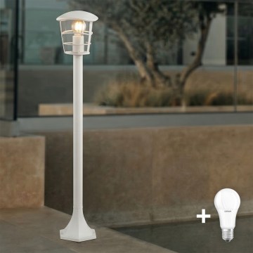 Eglo 18799 - LED vonkajšie svietidlo ALORIA 1xE27/8,5W/230V IP44 biele