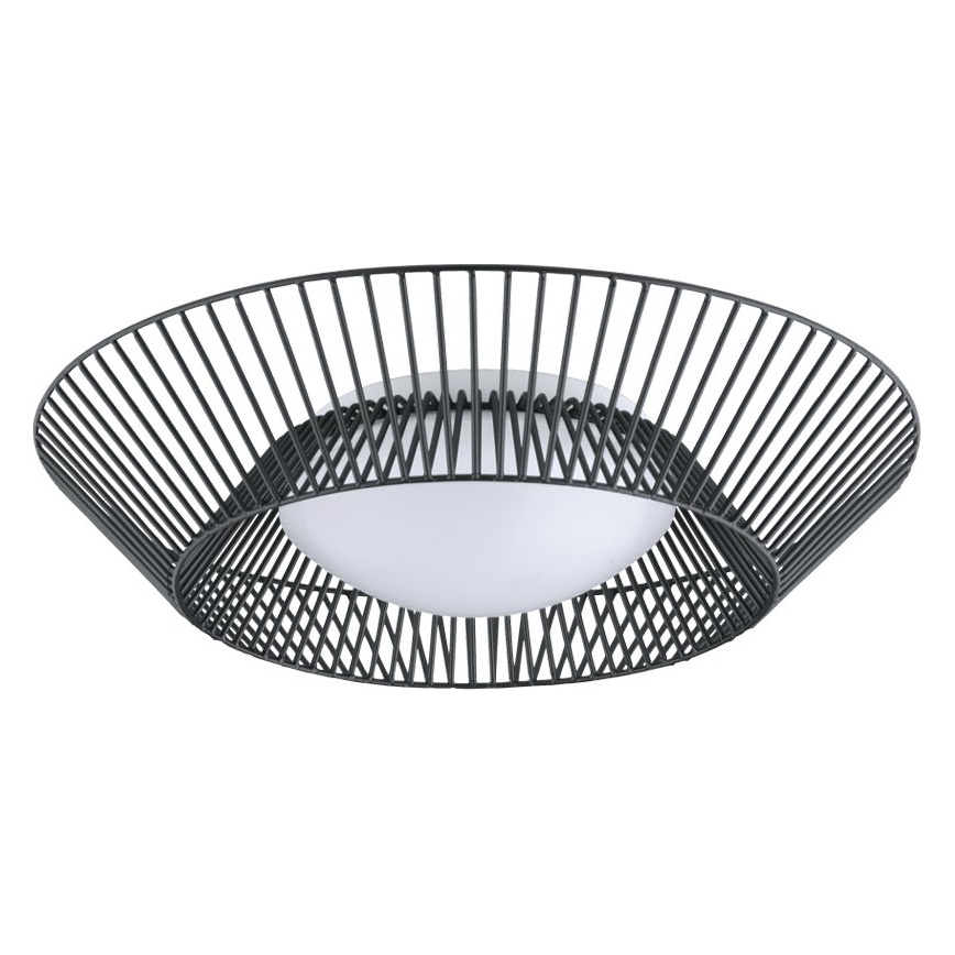 Eglo 200842 - LED stropné svietidlo PIASTRE LED/8,2W/230V pr. 39 cm čierna