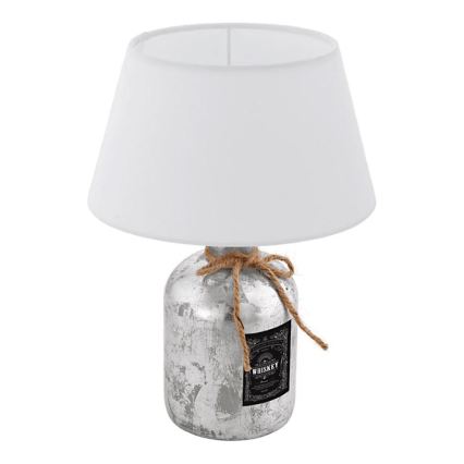 Eglo 202115 - Stolná lampa MOJADA 1xE27/40W/230V biela