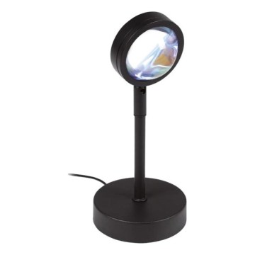 Eglo 205201 - LED RGBW Stmieiteľná stolná lampa LED/6W/5V 2700-6500K IP40 + diaľkové ovládanie