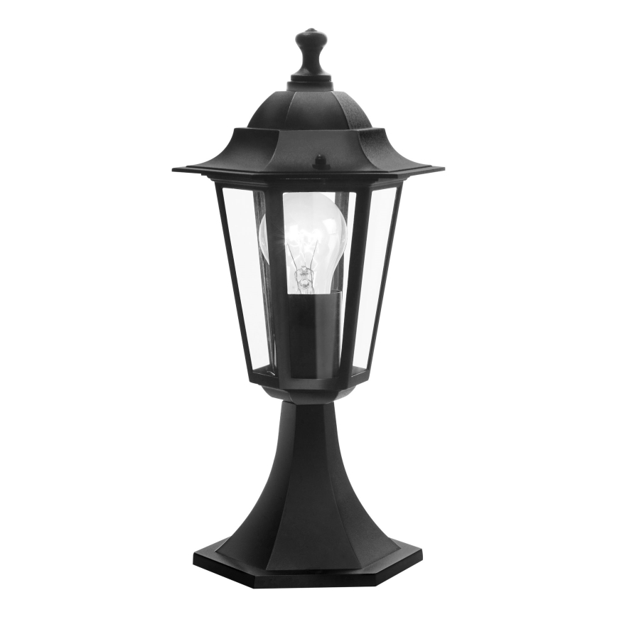Eglo - Vonkajšia lampa 1xE27/60W čierna IP44