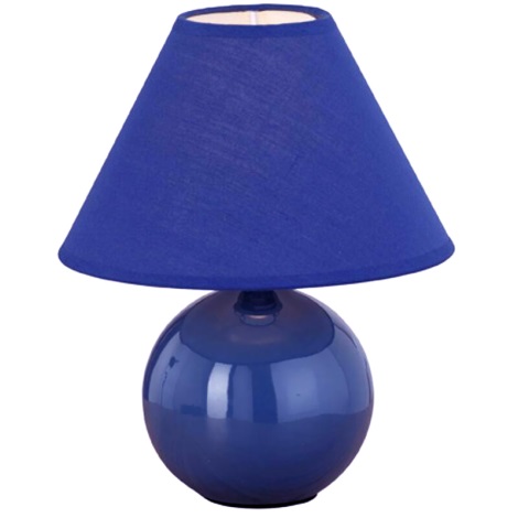 Eglo 23872 - Stolná lampa TINA 1xE14/40W/230V modrá