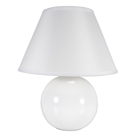 Eglo 23873 - Stolná lampa TINA 1xE14/40W/230V biela