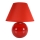 EGLO 23876 - Stolná lampa TINA 1xE14/40W červená