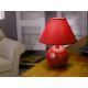 EGLO 23876 - Stolná lampa TINA 1xE14/40W červená