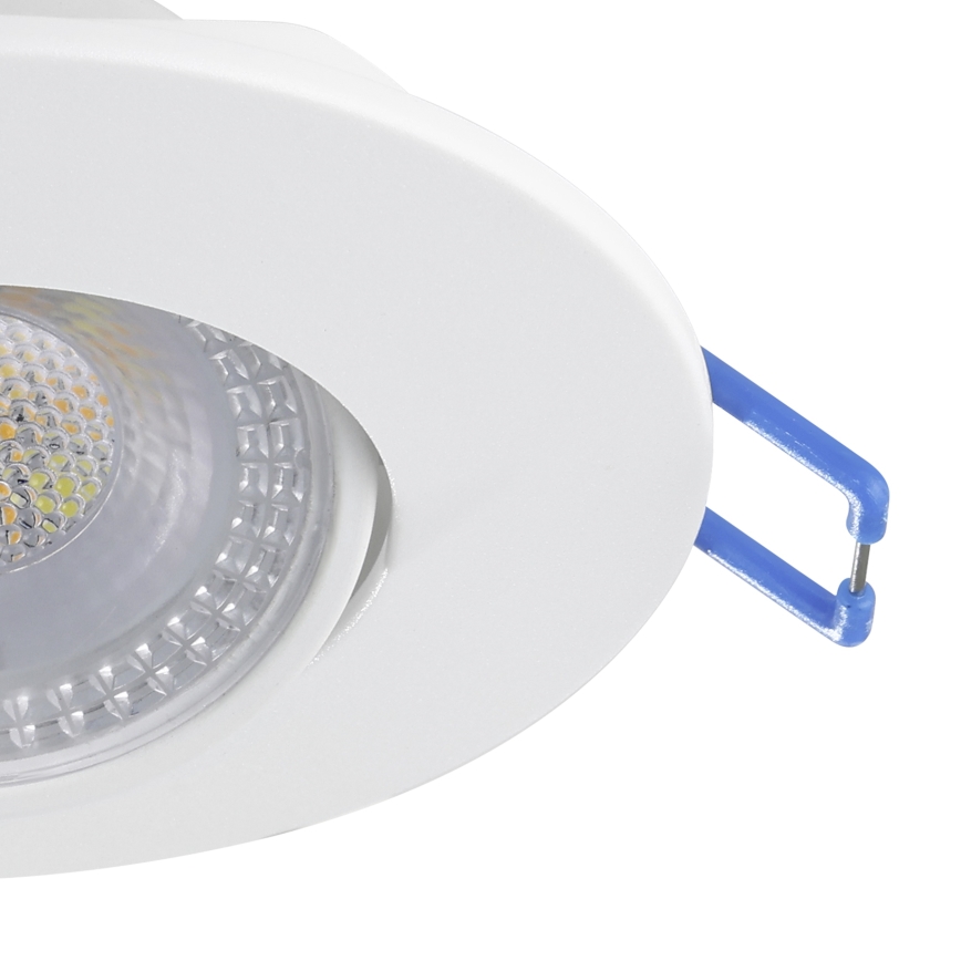 Eglo - Sada 5× LED podhľadových svietidiel LED/4,9W/230V 2700/4000/6500K priemer 9 cm biela