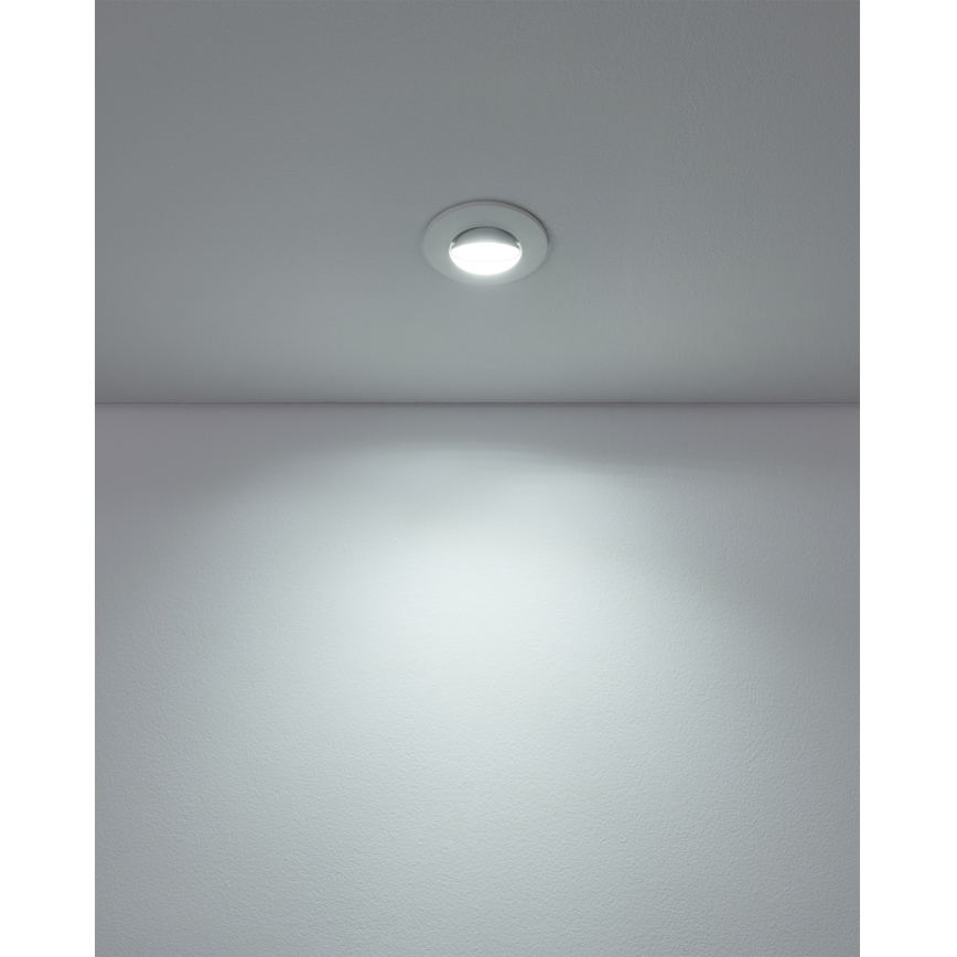 Eglo - Sada 7xLED podhľadové svietidlo LED/4,9W/230V 2700/4000/6500K priemer 9 cm biela