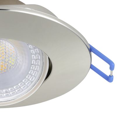 Eglo - SADA 3× LED podhľadových svietidiel LED/4,9W/230V 2700/4000/6500K pr. 9 cm matný chróm