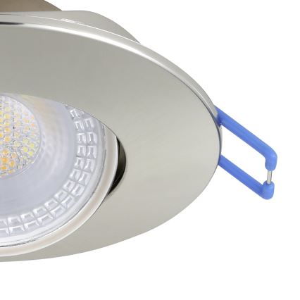 Eglo - SADA 10× zapustených LED svietidiel LED/4,9W/230V 2700/4000/6500K pr. 9 cm matný chróm