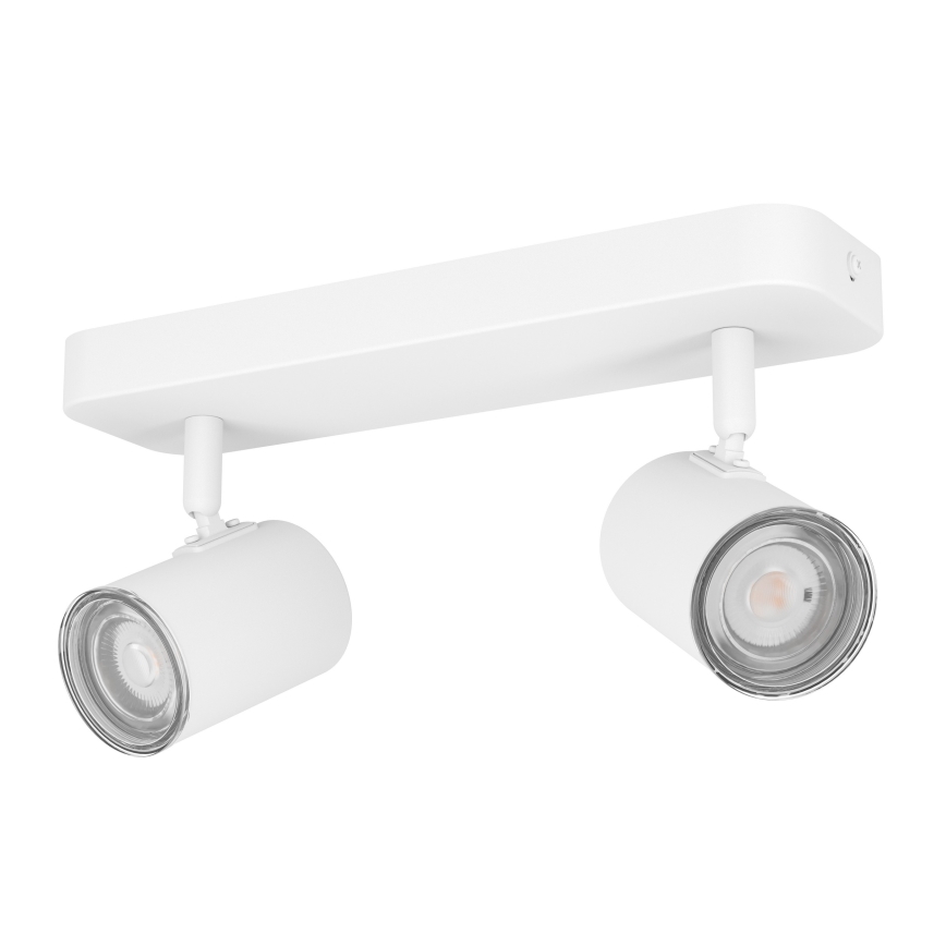 Eglo - Kúpeľňové bodové svietidlo 2xGU10/5W/230V IP44 biela