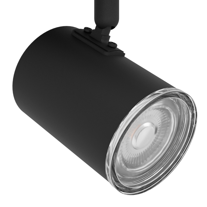 Eglo - Kúpeľňové bodové svietidlo 2xGU10/5W/230V IP44 čierne