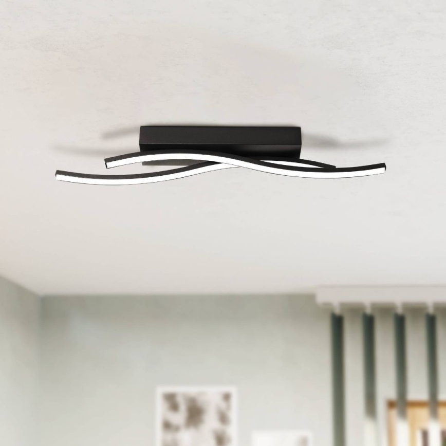 Eglo 31226 - LED Stropné svietidlo ALBORAYA LED/10,8W/230V 3000K čierna