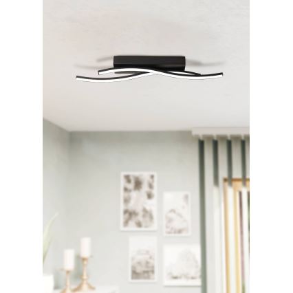 Eglo 31226 - LED Stropné svietidlo ALBORAYA LED/10,8W/230V 3000K čierna