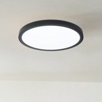 Eglo 31378 - LED Stmievateľné kúpeľňové stropné svietidlo ARGOLIS-Z LED/19,5W/230V 2700-6500K IP44 čierna