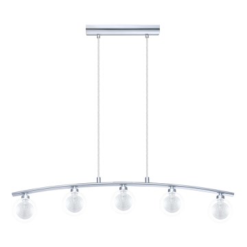 Eglo 31424 - Luster na lanku ROSARNO 5xG9/33W/230V