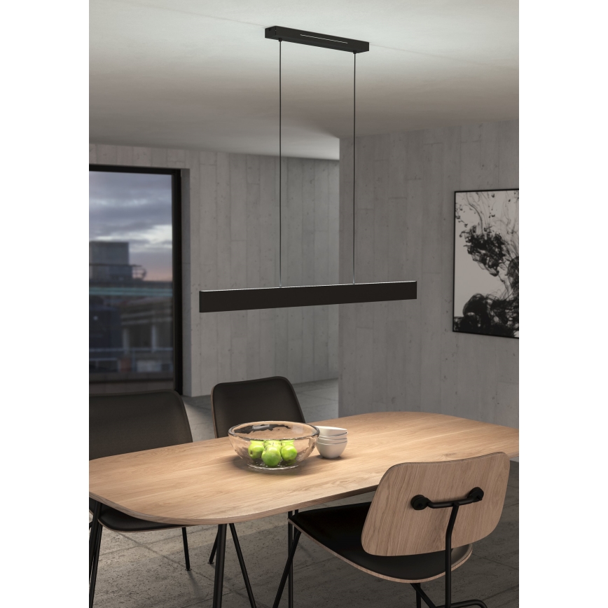Eglo 31433 - LED RGBW Stmievateľný luster na lanku ANDREAS-Z LED/38W/230V 2700-6500K čierna