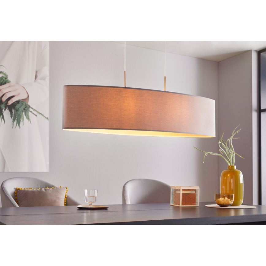 Eglo 31587 - Luster na lanku PASTERI 2xE27/60W/230V