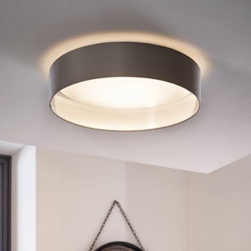 Eglo 31623 - LED stropné svietidlo MASERLO LED/16W/230V 3000K pr. 40,5 cm sivá/strieborná