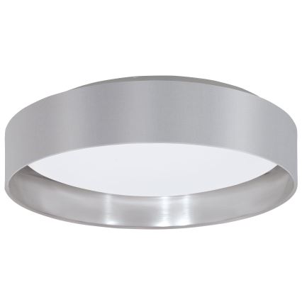 Eglo 31623 - LED stropné svietidlo MASERLO LED/16W/230V 3000K pr. 40,5 cm sivá/strieborná