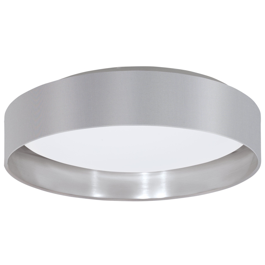 Eglo 31623 - LED stropné svietidlo MASERLO LED/16W/230V 3000K pr. 40,5 cm sivá/strieborná