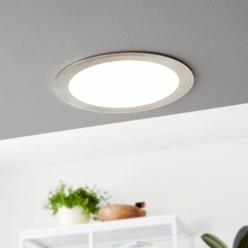 Eglo 31676 - zapustené LED stropné svietidlo FUEVA 1, LED/18W/230V, priemer 22,5 cm