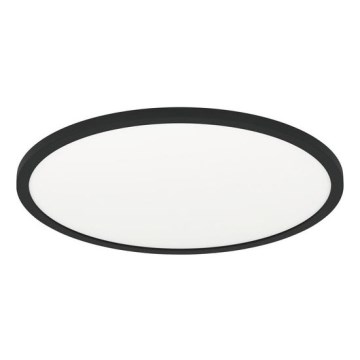 Eglo 31704 - LED RGBW Stmievateľné stropné svietidlo ROVITO-Z 1xLED/16,5W/230V 2700-6500K pr. 42 cm čierna + diaľkové ovládanie