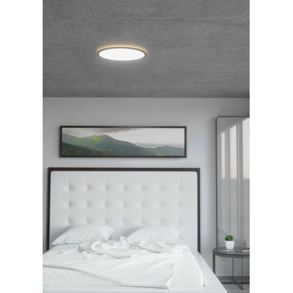 Eglo 31704 - LED RGBW Stmievateľné stropné svietidlo ROVITO-Z 1xLED/16,5W/230V 2700-6500K pr. 42 cm čierna