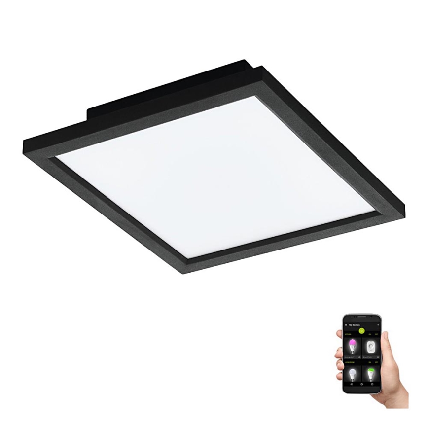 Eglo 31723 - LED Stmievateľné stropné svietidlo SALOBRENA-Z LED/15,3W/230V 2700-6500K čierna