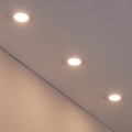 Eglo 31741 - SADA 3x stmievateľných kúpeľňových zapustených LED svietidiel FUEVA-Z LED/2,8W/230V 2700-6500K IP44 biela, priemer 8,5 cm
