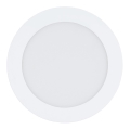 Eglo 31742 - LED stmievateľné kúpeľňové zapustené svietidlo FUEVA-Z LED/10,5W/230V 2700-6500K IP44 biela pr. 16,5 cm